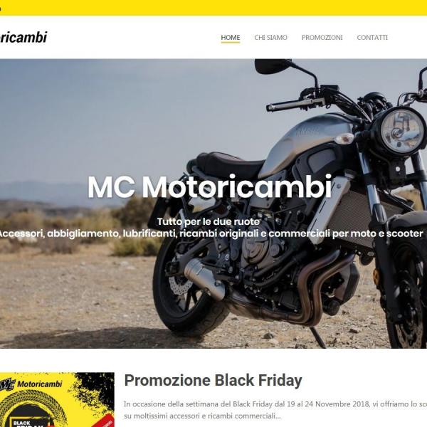 Sito web MC Motoricambi
